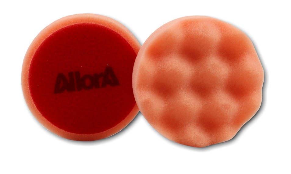 AllorA Polierpad orange, gewaffelt, 76 mm