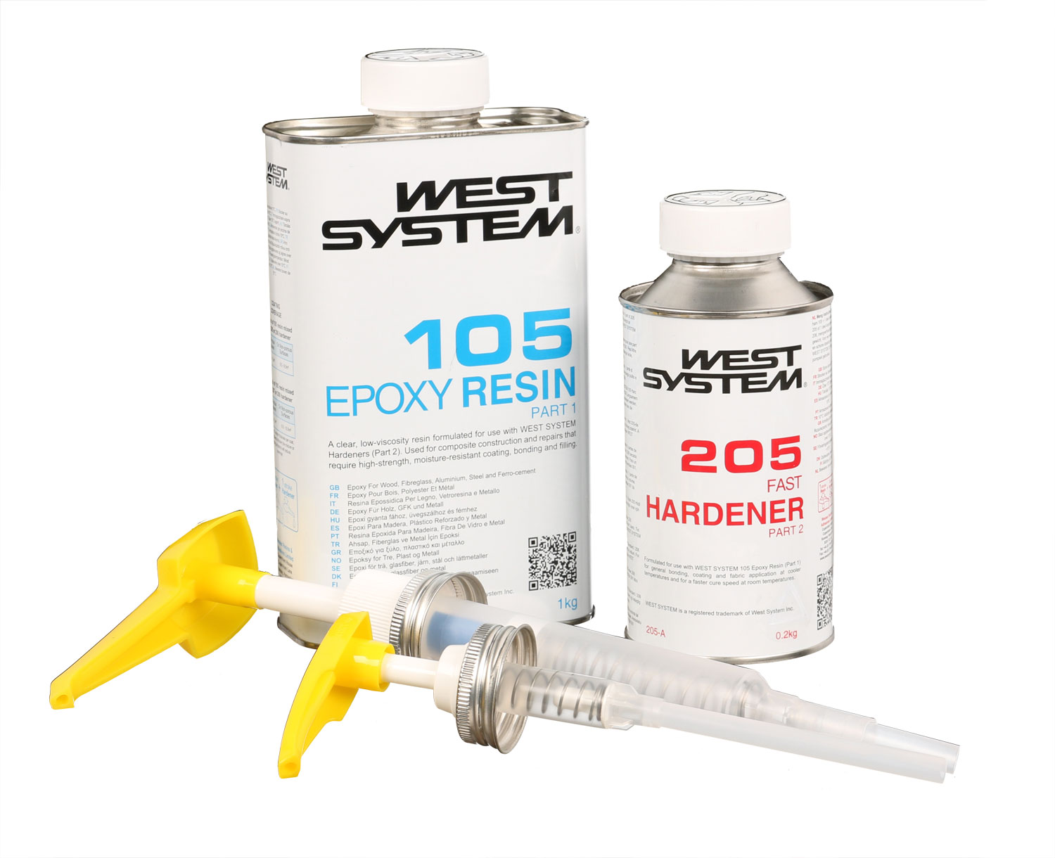 WEST SYSTEM Epoxidharz 105 A-Pack  + Minipumpenset 301-5A