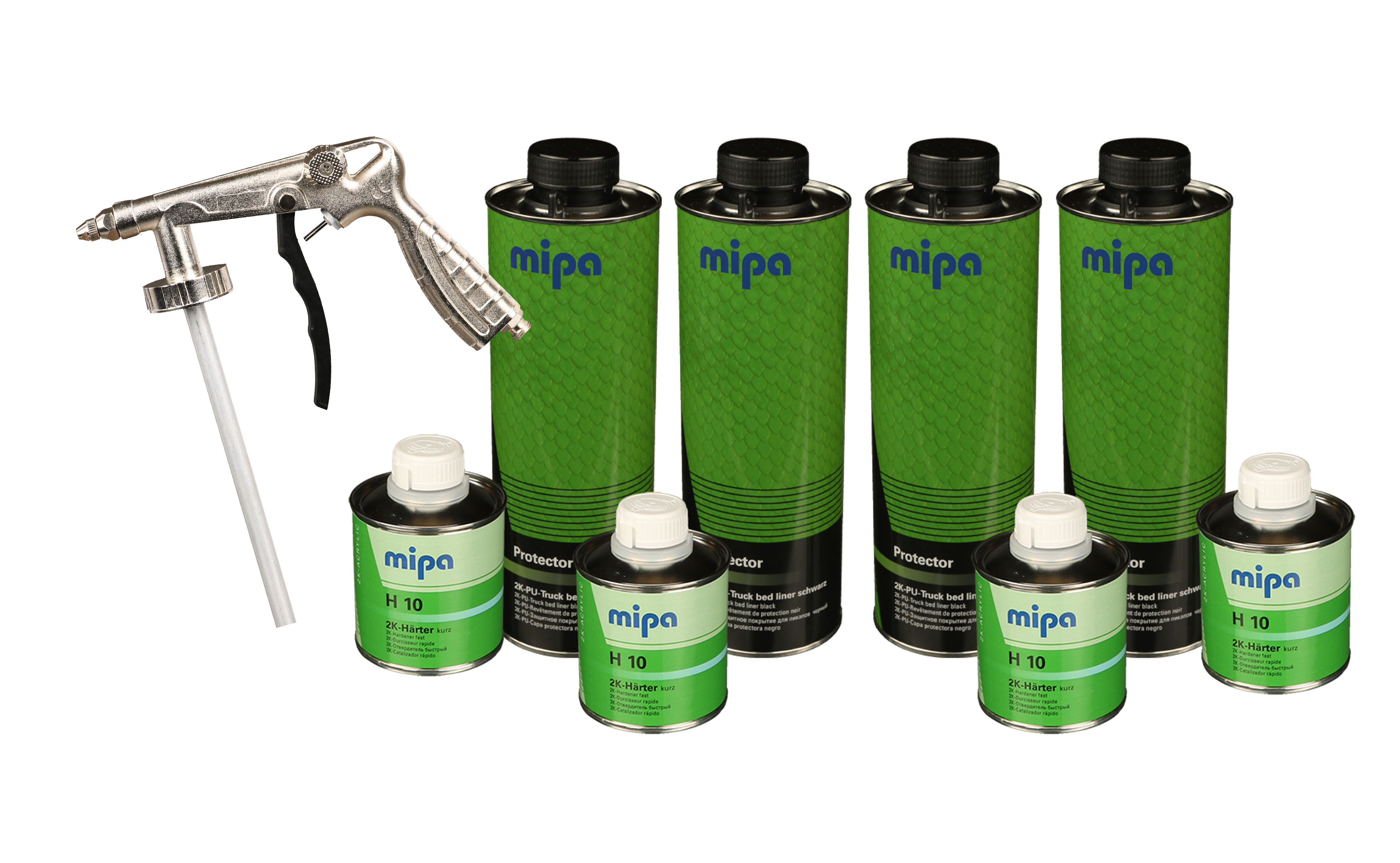MIPA Protector Set 4 Liter inkl. Härter & UBS-Pistole