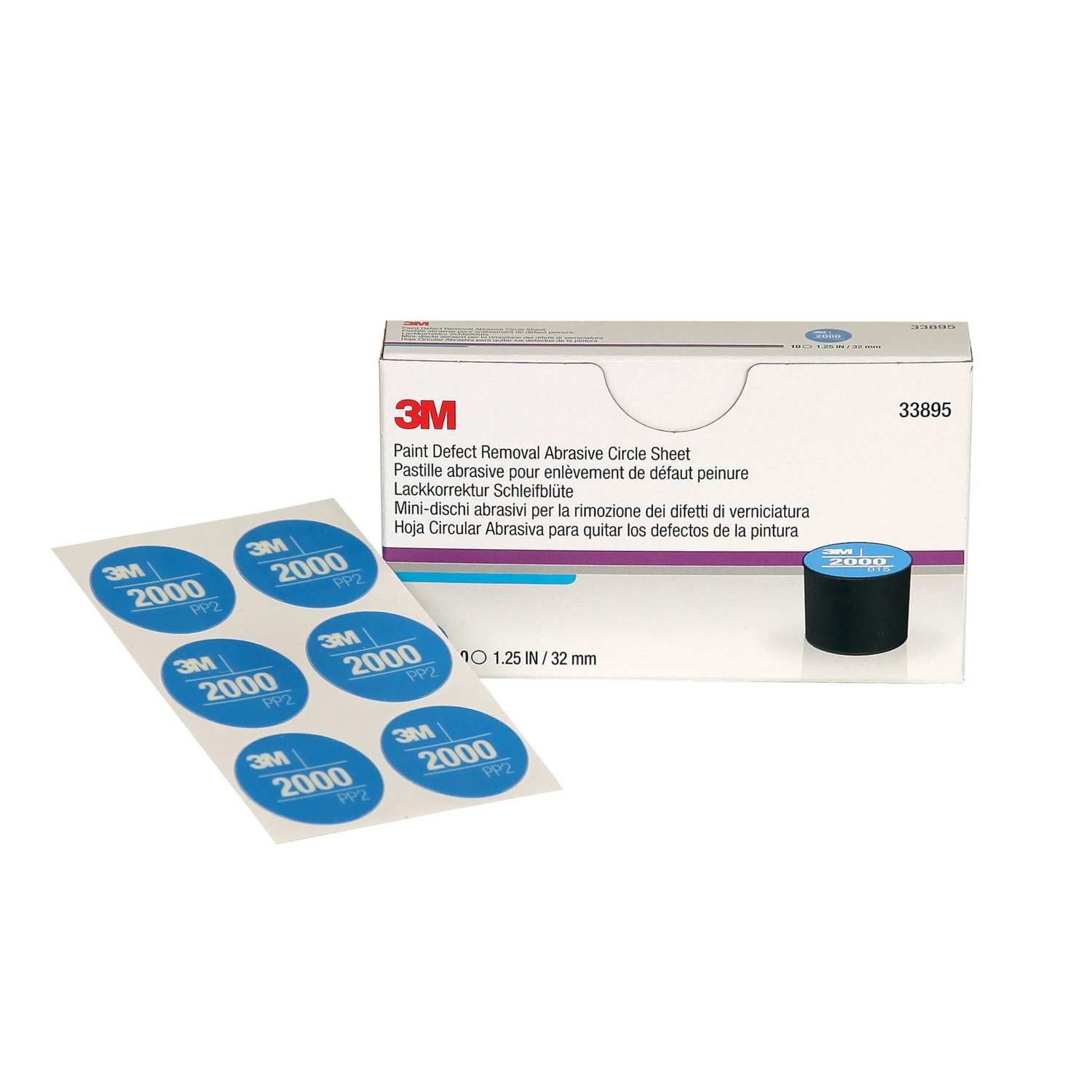 3M™ Lackkorrektur Handschleifsystem, Schleifblüte, 32mm